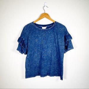 Universal Thread Ruffle Sleeve T-Shirt